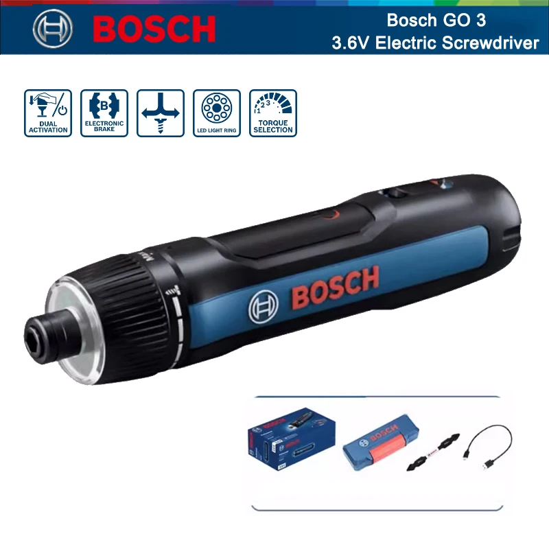 Power Tools Hand Tools - Cacciavite Elettrico BOSCH Go 3, Cacciavite