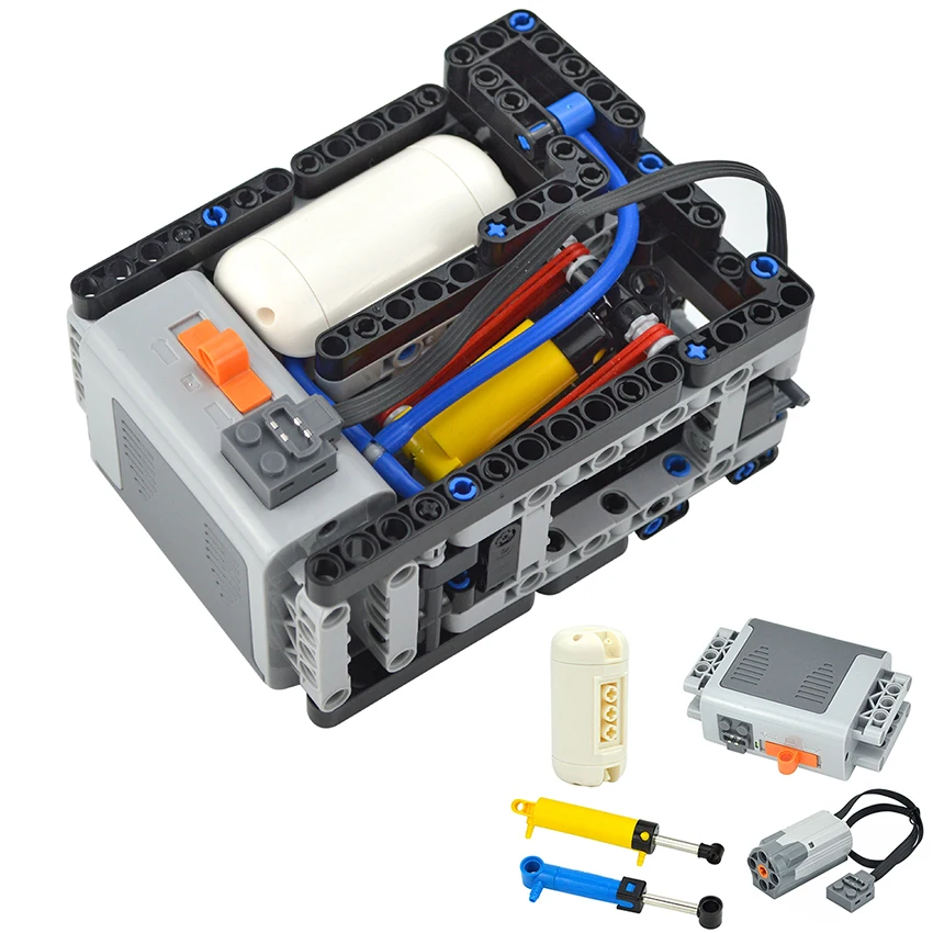 Power Tools Lego - NUOVI Mattoni Pneumatica Tecnica Compressore Elettrico