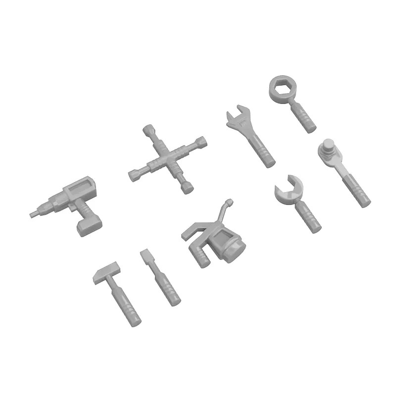 Power Tools Lego - Un set di 9 blocchi da