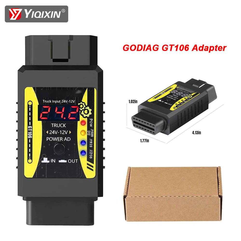 Power Tools Plus - Godiag GT106 Plus Adattatore per camion