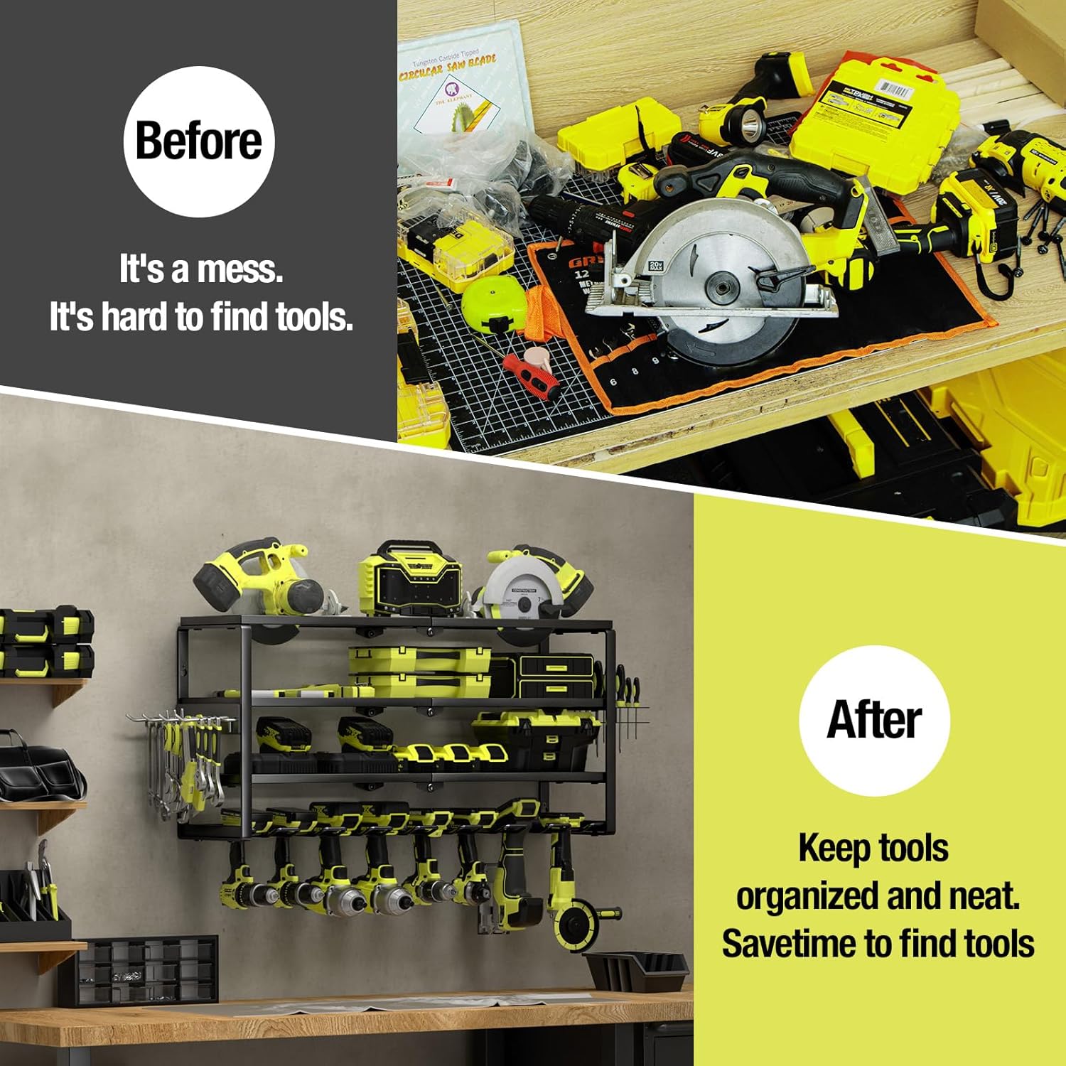 Organizzatore da Parete a 4 Li - Power Tools Rack recensione e prezzo