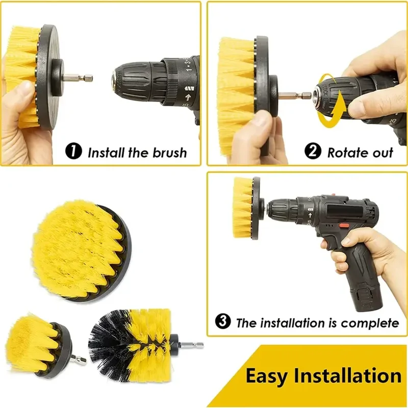 Set di 3 Spazzole per Trapano  - Power Tools Tool Box recensione e prezzo
